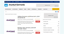 Desktop Screenshot of anunturi-germania.com