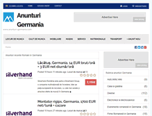 Tablet Screenshot of anunturi-germania.com